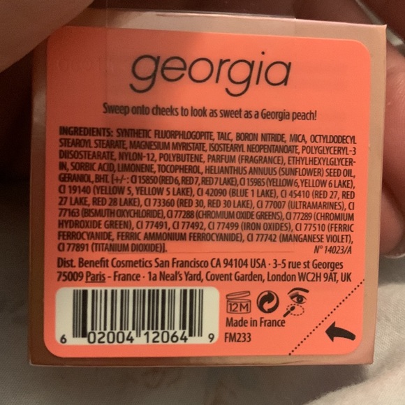 Benefit mini Georgia blush - Picture 2 of 3
